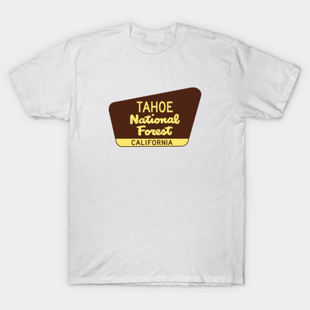 Tahoe National Forest California CA T-Shirt by heybert00